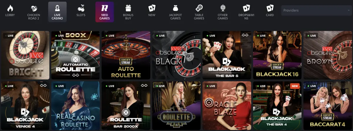 1red casino login.